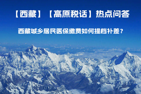 西藏城鄉(xiāng)居民醫(yī)保繳費(fèi)如何提檔補(bǔ)差？